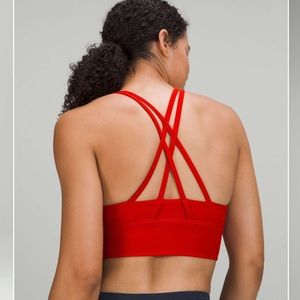 Lululemon Energy Longline Bra Ribbed